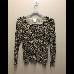 Cheetah Print Cardigan